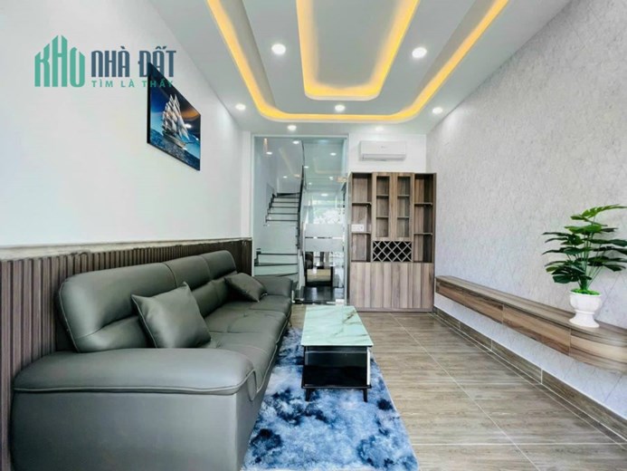 Bán Nhà Trần bá Giao Gò Vấp Mới Đẹp 4 Tầng Hẻm Xe Hơi 5 Tỷ 5