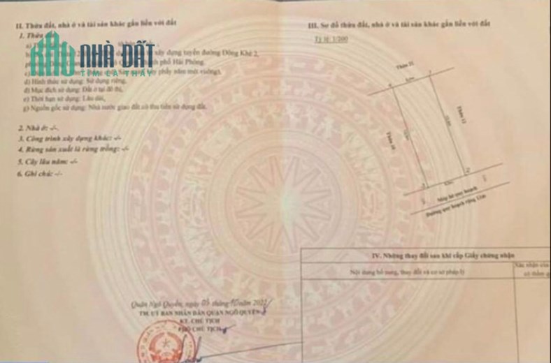 Bán đất TĐC Cây Đa, diện tích 68m, hướng Đông Nam ko lỗi, giá 71 triệu/m