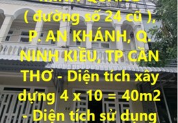 CHÍNH CHỦ BÁN Nhà 2 lầu mặt tiền đường Nguyễn Minh Quang, KDC An Khánh ( Thới Nhựt 1 )