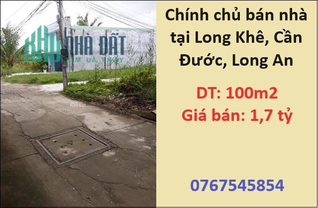 ⭐Chính chủ bán nhà tại Long Khê, Cần Đước, Long An; 1,7 tỷ; 0767545854