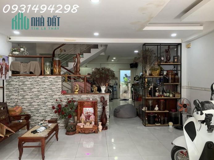 Bán nhà đường Hương Lộ 2 quận Bình Tân dt 4x20 trệt 1 lầu hẻm 8m thông ngay bệnh viện Bình Tân.