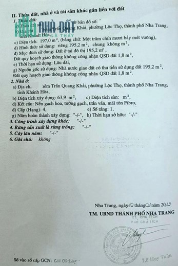 Bán lô góc Nguyễn Thiện Thuật, Lộc Thọ khu sầm uất