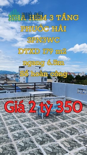Nhà 3 tầng tại hẻm xe máy Phước Hải NHA TRANG