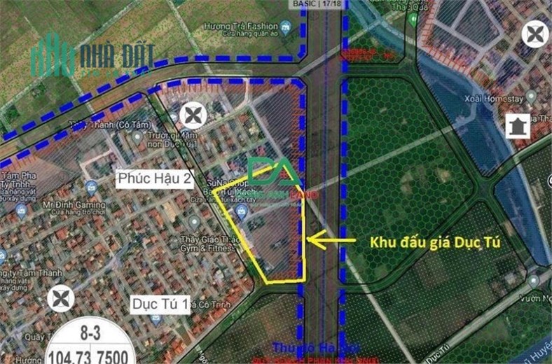 Bán đất đấu giá xã Dục Tú Đông Anh năm 2023