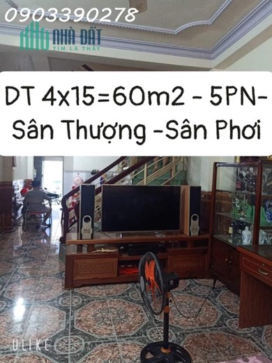 HẺM Nhựa 8M Lạc Long Quân Tân Bình- sau lưng chợ Tân Bình - 4x15m2- 4 Tầng - Sân Thượng nhỉnh 9 tỷ
