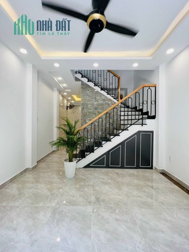 Bán Nhà Trung Tâm Gò Vấp Nguyễn Thái Sơn 4 Tầng 4PN giá 5 Tỷ 7