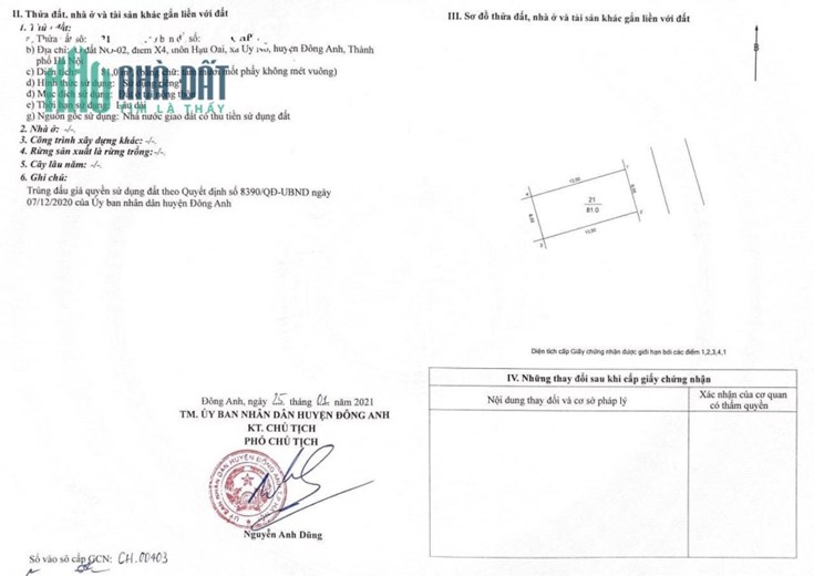 Bán đất đấu giá Hậu Oai xã Uy Nỗ Đông Anh mặt đường kinh doanh đỉnh