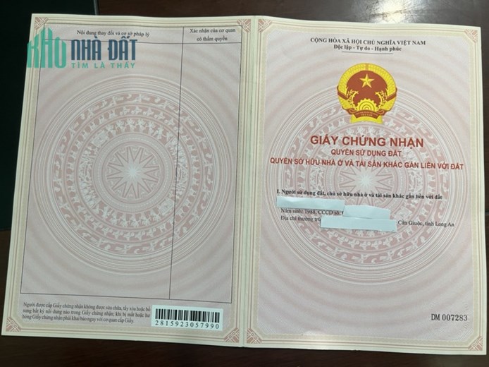 ĐẤT CHÍNH CHỦ - GIÁ TỐT - VỊ TRÍ ĐẸP Tại KP Thanh Ba, TT Cần Giuộc, Huyện Cần Giuộc - Long An