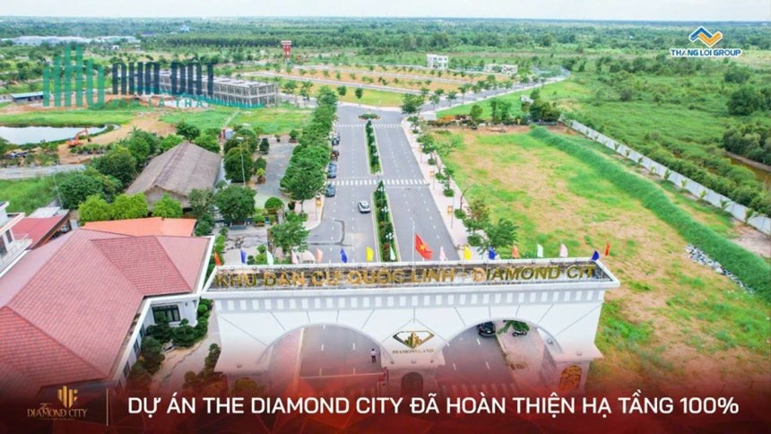 ĐẤT NỀN Dự Án KDC QUỐC LINH - DIAMOND CITY GIÁ SIÊU RẺ CAM KẾT LỢI NHUẬN 20%/ NĂM