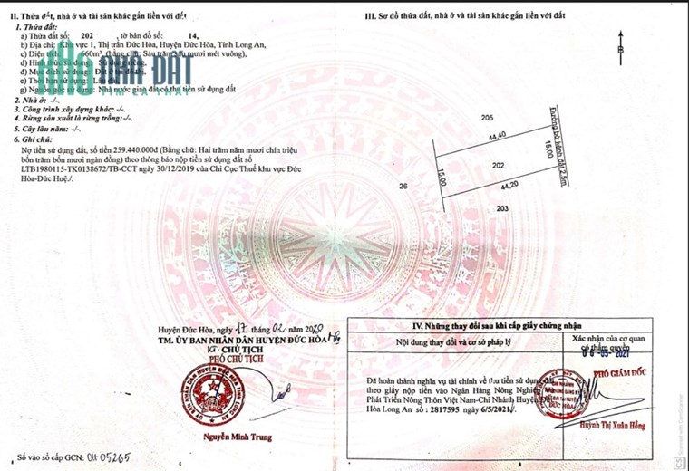 Giảm giá sập sàn! Tôi bán gấp 7 lô liền kề, vị trí 2 mặt tiền đắc địa ngay TT.Đức Hòa, Long An
