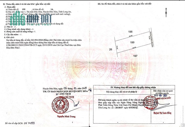 Giảm giá sập sàn! Tôi bán gấp 7 lô liền kề, vị trí 2 mặt tiền đắc địa ngay TT.Đức Hòa, Long An