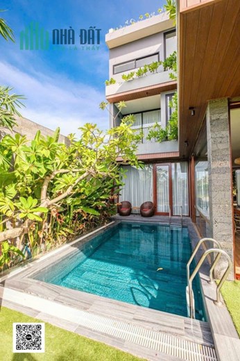Giảm Sốc 3 tỷ! Villa Nam Việt Á GD1. Tựa Sông Kề Biển. Dòng tiền 120 Tr/T. Giá 14.x tỷ