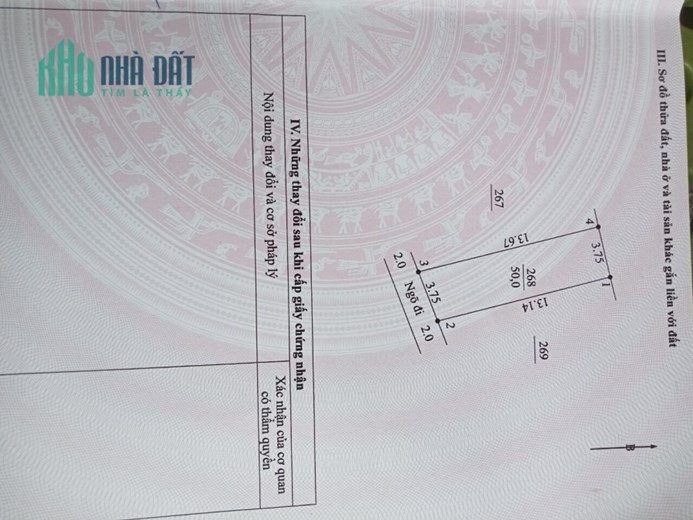 Chỉ 750 Triệu Có 50m Full Thổ Cư Ô Tô Đỗ Trung Hòa – Chương Mỹ - Hà Nội