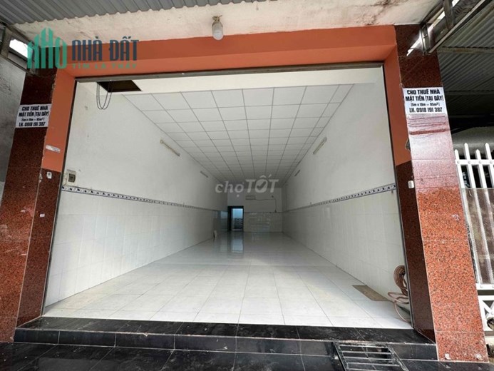 Cho thuê nhà mặt tiền đường trần quốc toản, Biên Hoà (5×19=95m2)