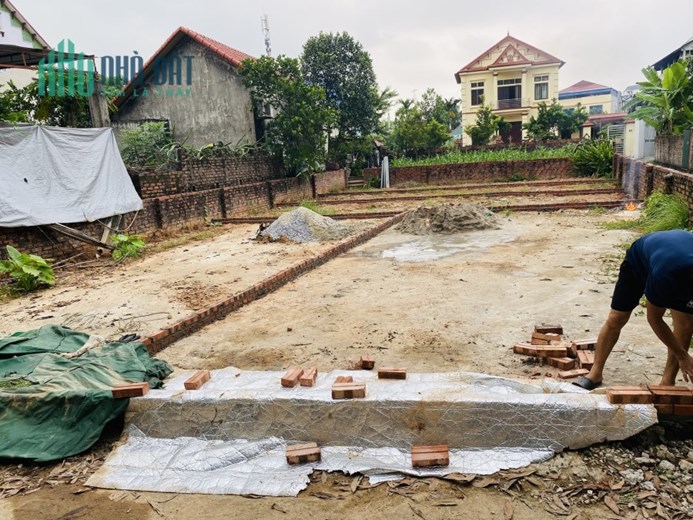 Đất đẹp 8xxtr có (Lô Góc) 56.5m tại Tân Dân - Sóc Sơn - Hà Nội. Bao sổ, đường 5m thông