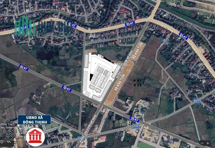BÁN ĐẤT CHỢ ĐẦU MỐI PHÍA TÂY TP THANH HOÁ .