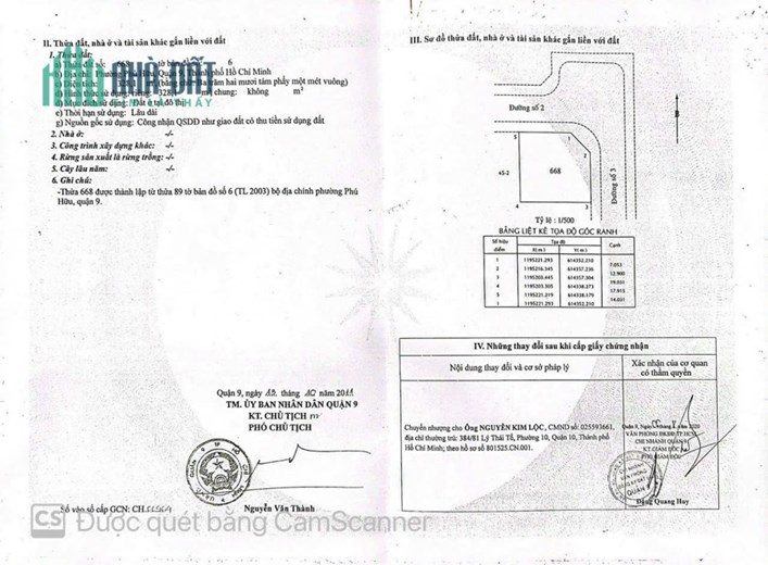 ĐẤT MẶT TIỀN - VỊ TRÍ SIÊU ĐẮC ĐỊA - CHÍNH CHỦ CẦN BÁN GẤP Lô Đất Tại Q9 - TP HCM