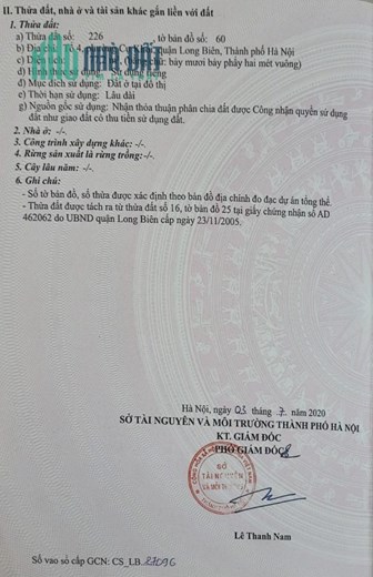ĐẤT  ĐẸP - GIÁ TỐT - CHÍNH CHỦ Cần Bán Lô Đất MẶT TIỀN Hơn 4m Tại LONG BIÊN, HÀ NỘI