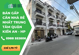 BÁN NHÀ KIẾN AN GIÁ RẺ NHẤT THỊ TRƯỜNG