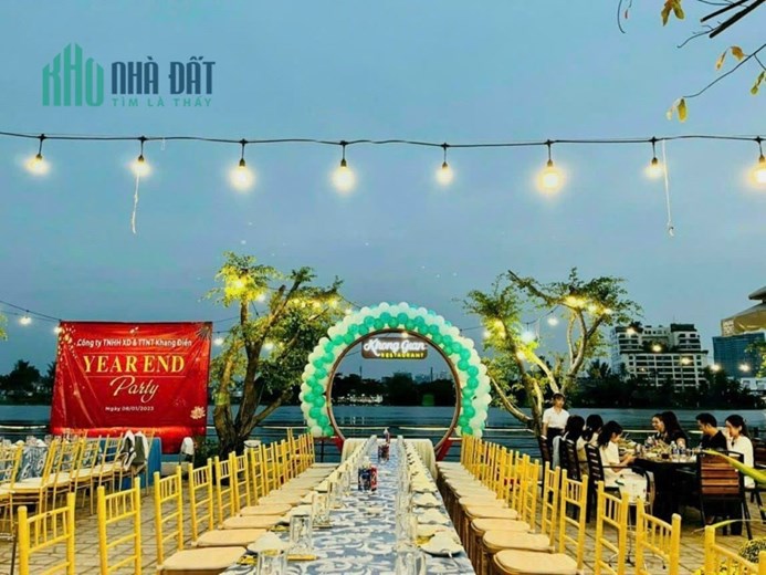 BÁN NHÀ HÀNG SÂN VƯỜN BÊN SÔNG HIỆP BÌNH CHÁNH, 720M2 - GIÁ 39 TỶ. TL