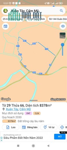 Chính Chủ Bán 1,8ha Đất Trồng Mít Sổ Hồng Riêng Chỉ 600tr Tại Cẩm Mỹ