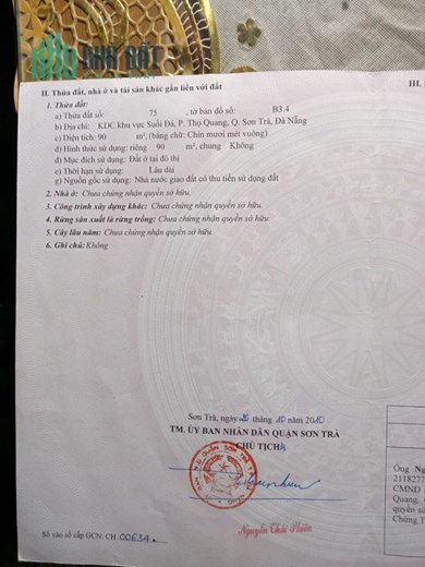 Chính Chủ Cần Bán Nhà 2 Tầng Vị Trí Đẹp Đà Nẵng