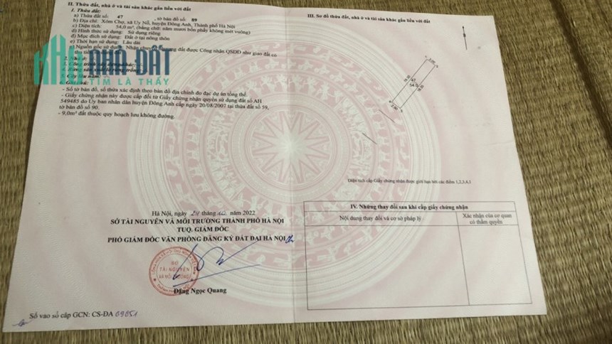 Cần bán lô đất 54m2 trục kinh doanh sầm uất nhất Quận Đông Anh, đường rộng 40m. Lh 0981568317