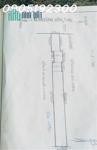 NHÀ PHỐ KON TUM, ĐƯỜNG HOÀNG VĂN THỤ 4,1M  NGANG  (NỞ HẬU 4.4) X 56M, GIÁ 7,7 TỶ
