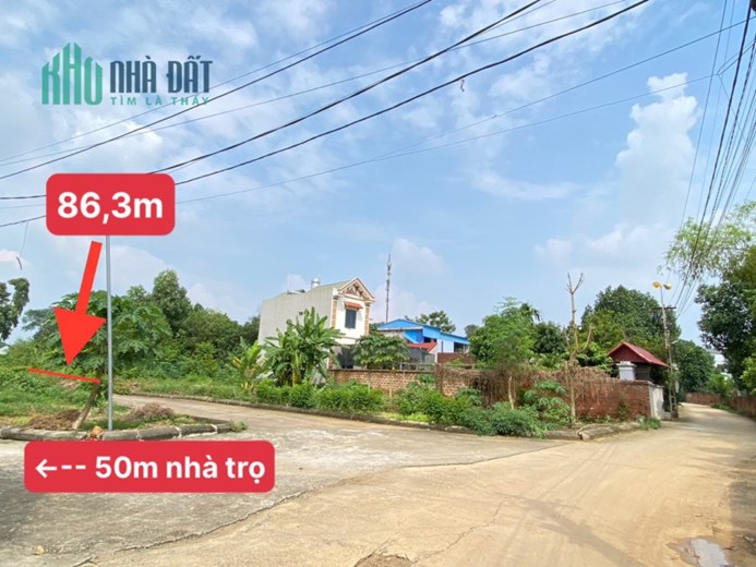 TÀI CHÍNH HƠN TỶ CÓ NGAY MẢNH ĐẤT SÁT VÀNH ĐAI CNC HÒA LẠC - GẦN ĐƯỜNG  NAM TỈNH LỘ 420 BÌNH YÊN
