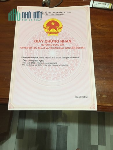 lô đất đầy tiềm năng tọa độ trục đường chính 419 xã đai yên 53,6 m tuyến đường trục chính liên