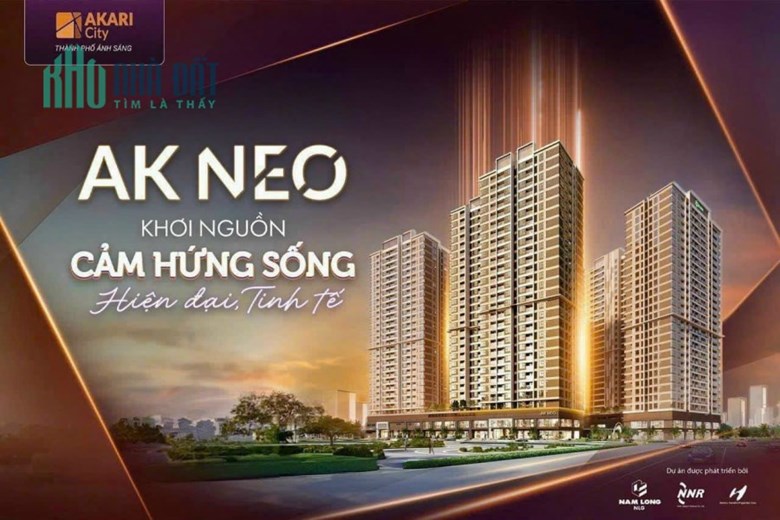 Suất nội bộ căn hộ AK Neo - Nam Long- chỉ 30% nhận nhà, lãi cố định 3-5%