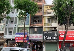 Cho thuê nhà nguyên căn, mặt tiền đường Khánh Hội, P6, Q4.