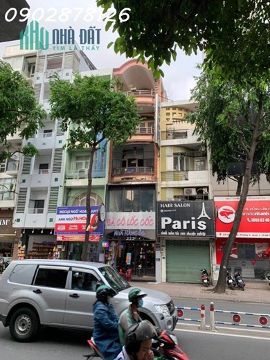 Cho thuê nhà nguyên căn, mặt tiền đường Khánh Hội, P6, Q4.