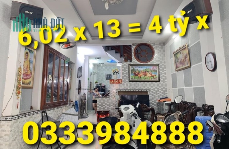 Nhà Đẹp đường Xe Tải 79m2 có 4 tỷ x An Phú Đông Quận 12 TPHCM