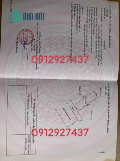 Bán lô đất tái định cư Đồng Bồ Hải An 94M ngang 4,8m