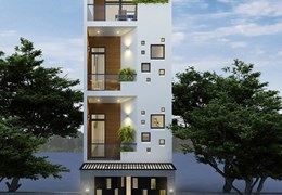 Bán nhà 4 tầng gần ngã tư Ắc Quy, đường r4m, ô tô vào tận nhà