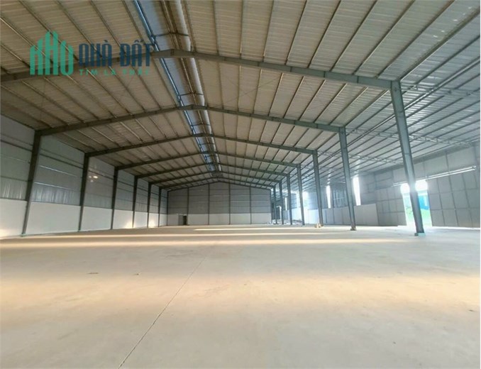nhà xưởng cho thuê sản xuất, sẵn xưởng, sẵn trạm cân, trạm điện riêng. đường rộng cont