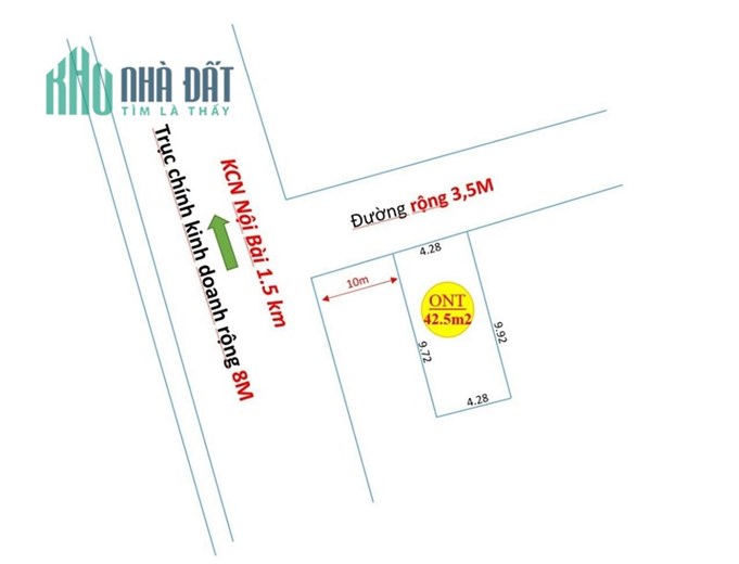 Bán nhanh 42m² Yên Ninh -Hiền Ninh -Sóc Sơn-Hà Nội, Giá 5xxtr. bao sổ