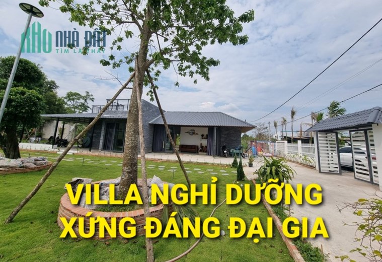 VILLA nghỉ Dưỡng 1200m2 có 9 tỷ x Phước Hiệp Củ Chi TPHCM