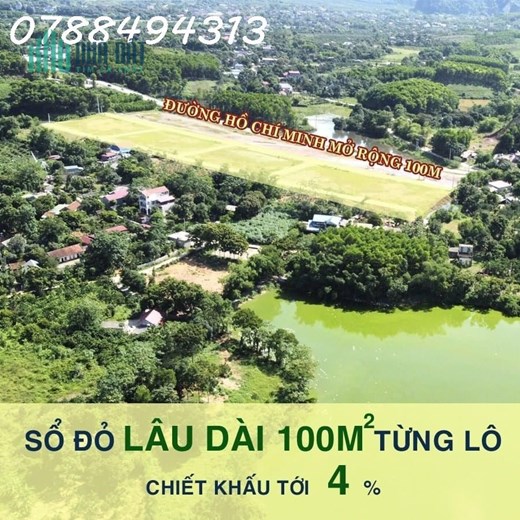Lô nền shophouse mặt đường HCM - Hòa Bình
