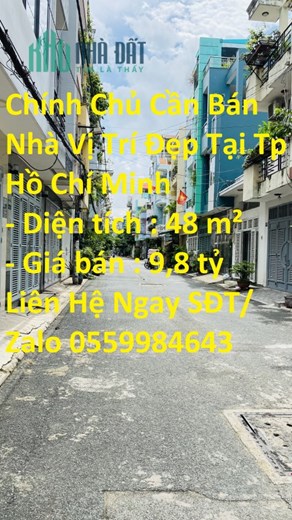 Chính Chủ Cần Bán Nhà Phan Văn Trị, Phường 11, Quận Bình Thạnh