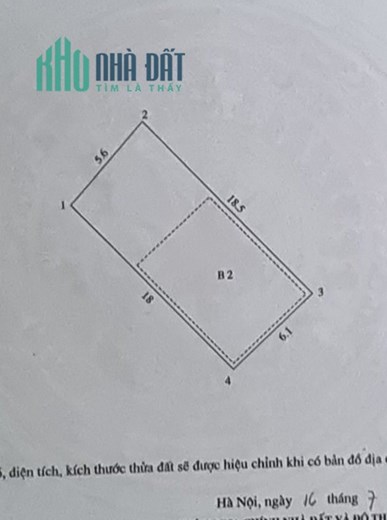 CHÍNH CHỦ - CẦU GIẤY - 106M2 ĐẤT - MẶT NGÕ THÔNG - Ô TÔ TRÁNH - MT 5.6M - VUÔNG NỞ HẬU - PHÙ HỢP