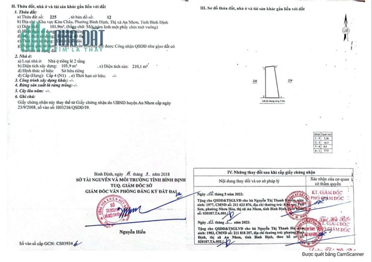 Bán căn nhà Kim Châu – P. Bình Định – TX An Nhơn – giá rẻ