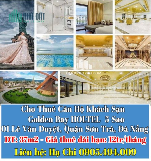 Cho Thuê Căn Hộ Khách Sạn Golden Bay HOTEL 5 Sao