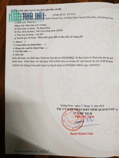 CHÍNH CHỦ CẦN BÁN CĂN NHÀ GẦN BIỂN ĐƯỜNG DŨNG SỸ ĐIỆN NGỌC, ĐIỆN BÀN, QUẢNG NAM
