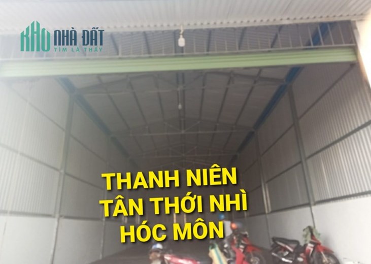 Thanh Lý Xưởng 500m2 Mặt Tiền đường Thanh Niên Hóc Môn có 11 tỷ x