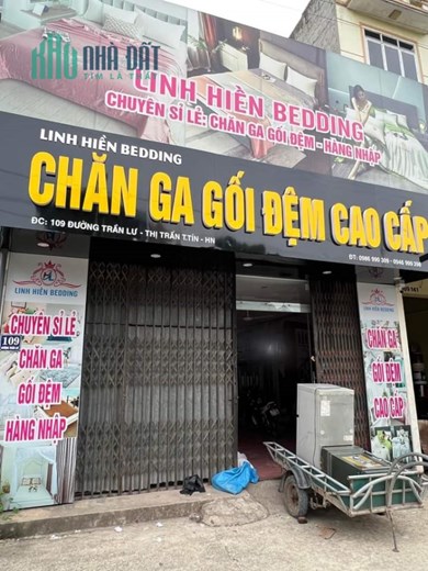 CHÍNH CHỦ CẦN CHO THUÊ NHÀ SỐ 107-109 ĐƯỜNG TRẦN LƯ - PHỐ GA - THỊ TRẤN THƯỜNG TÍN