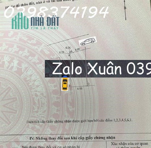 Đất Vân Nội 2 mặt tiền đẹp nở hậu 50cm, ngõ thông ô tô giá đẹp 42