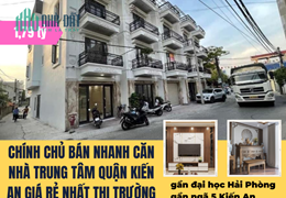 bán nhà rẻ trung tâm quận kiến an - hải phòng