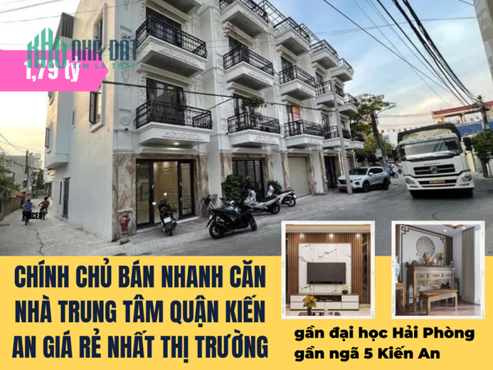 bán nhà rẻ trung tâm quận kiến an - hải phòng